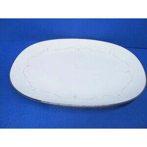 Noritake Whitebrook  13" Oval Serving Platter